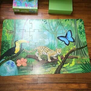 Jungle Life Friends 24-Piece Jigsaw Floor Puzzle In Wrong‎ Box